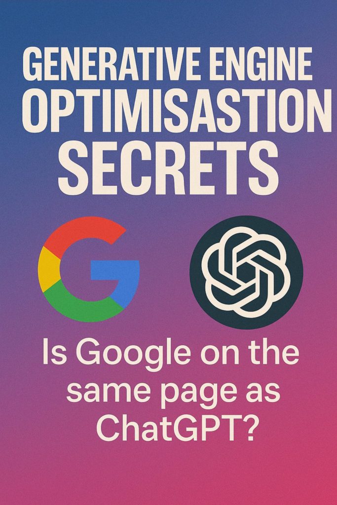 Generative Engine Optimisation Secrets For Agencies: Is Google On The Same Page As ChatGPT | Circus AI